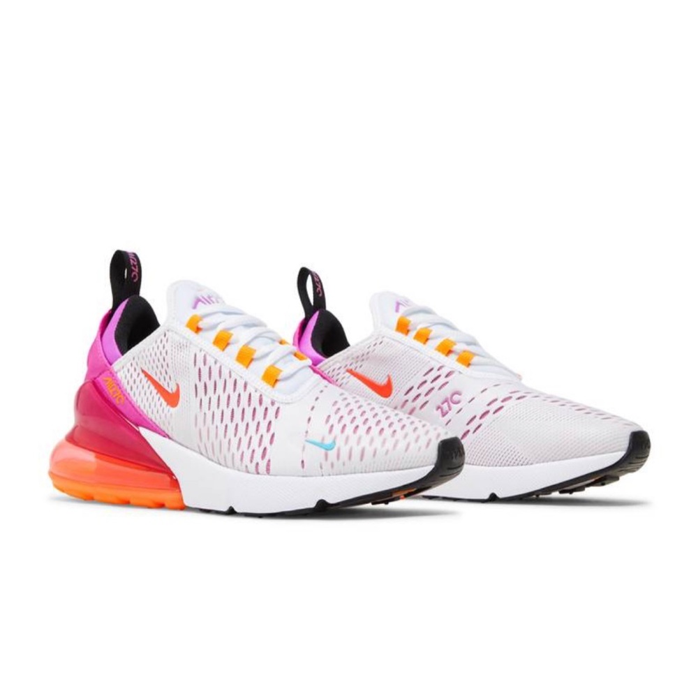 Nike Air Max 270 "White/Bright Crimson/Fuchsia Dream" Women's Shoe